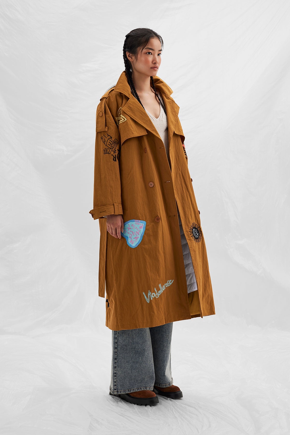 Senape Trench Coat 14185