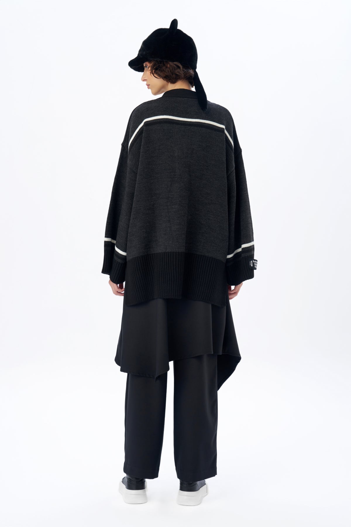 Antracite Nero Cardigan 16029